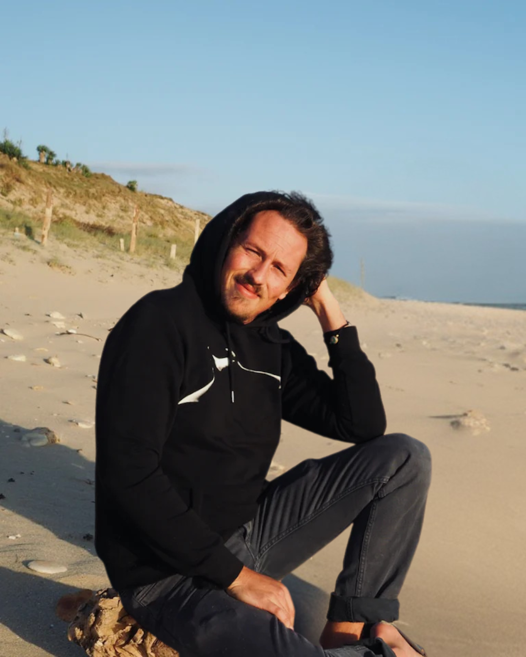 Sweat à capuche manta