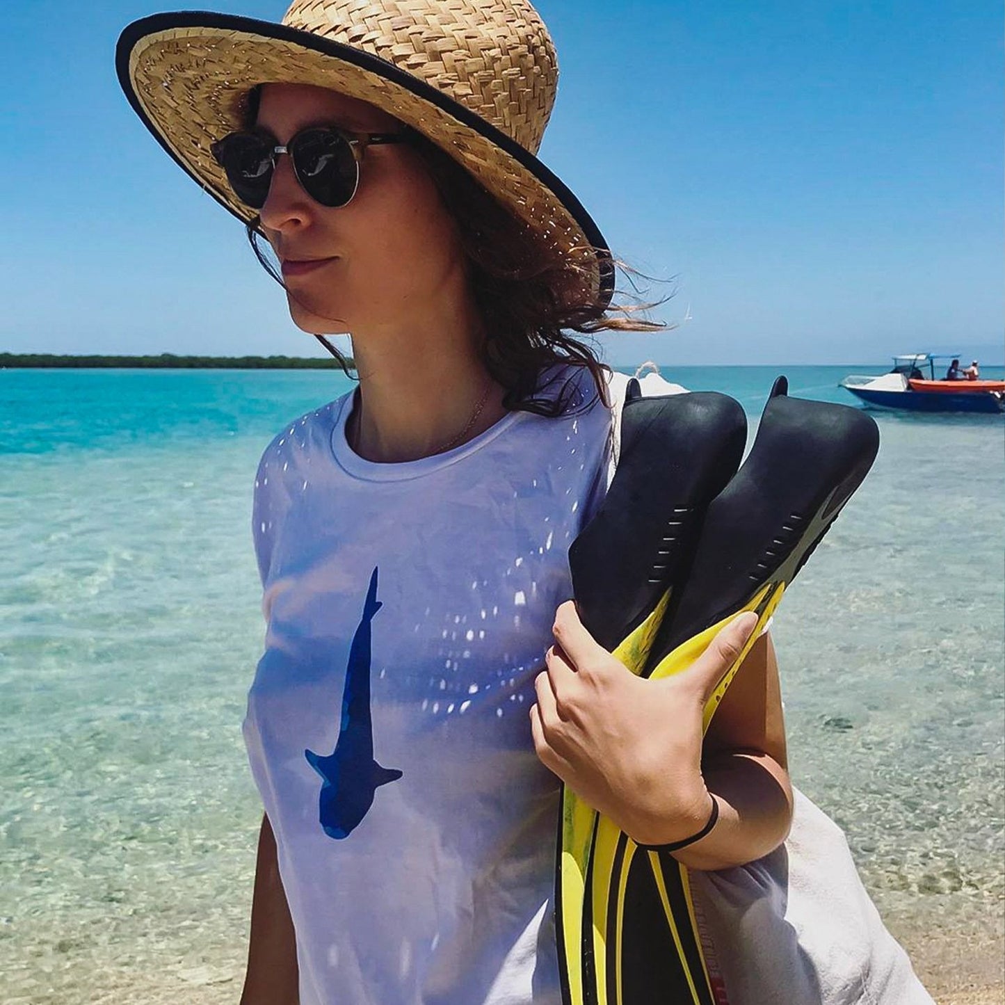 T-shirt requin baleine