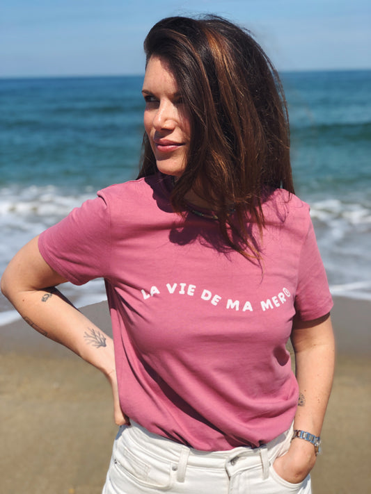 T-shirt la vie de ma mer - vague